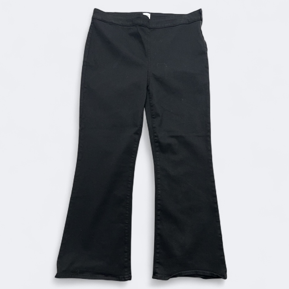 EDWIN Pants 33‎ Black Lark Ankle Regenerative Pull On Stretch Bootcut Jeans USA